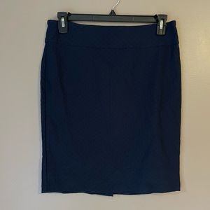Navy pencil skirt - SZ LRG